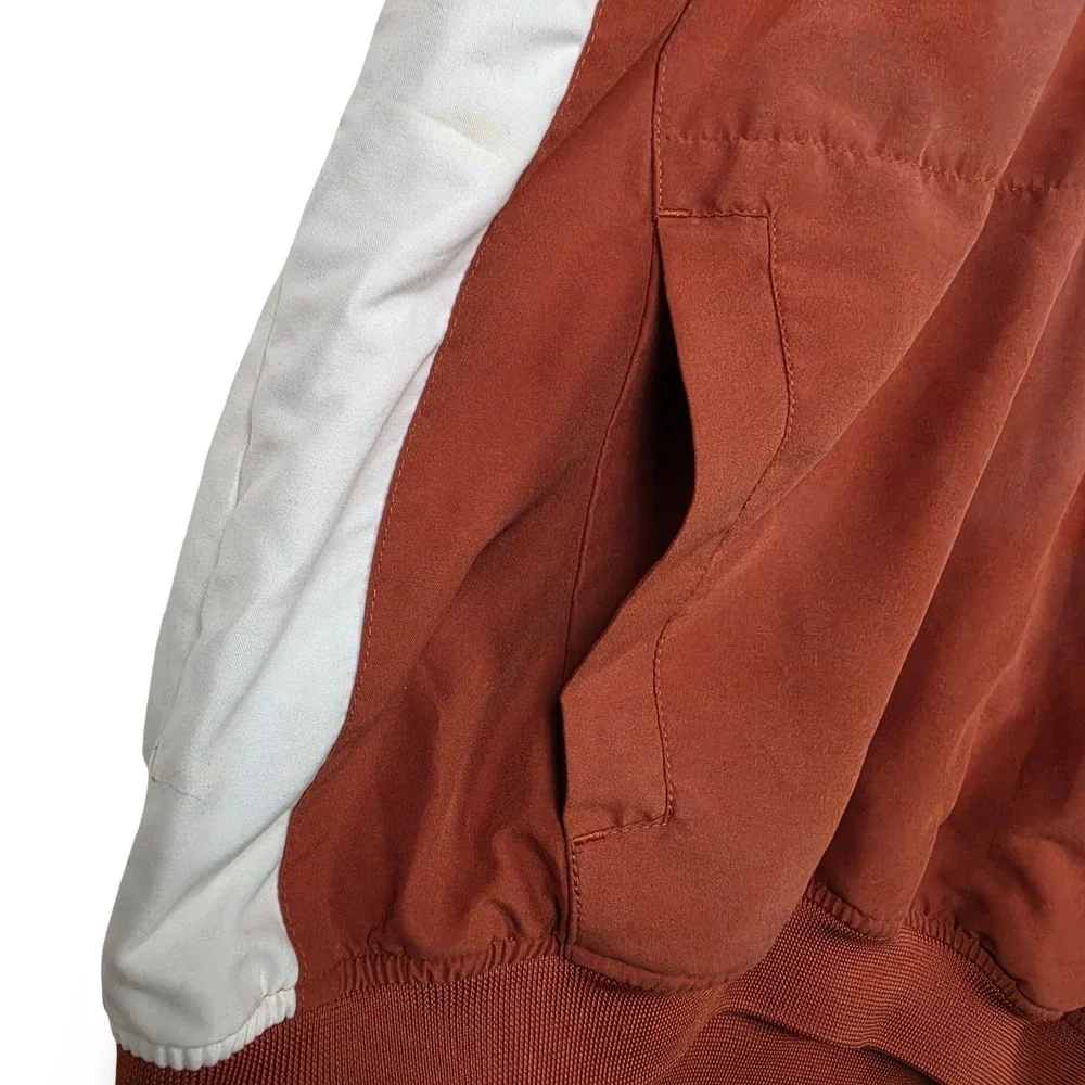 Colosseum Texas Longhorns Mens Large Short Sleeve‎ 1/4 Zip Pullover Windbreaker